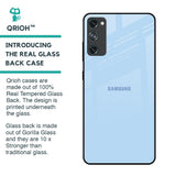 Pastel Sky Blue Glass Case for Samsung Galaxy S20 FE