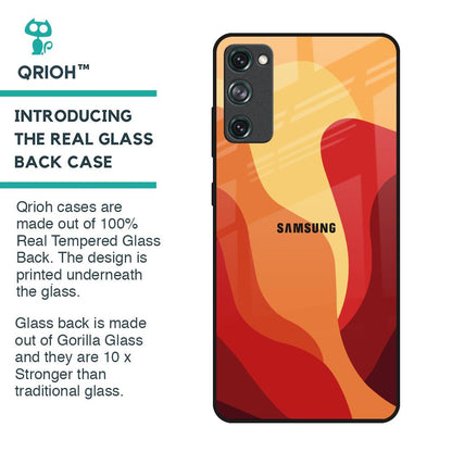 Magma Color Pattern Glass Case for Samsung Galaxy S20 FE