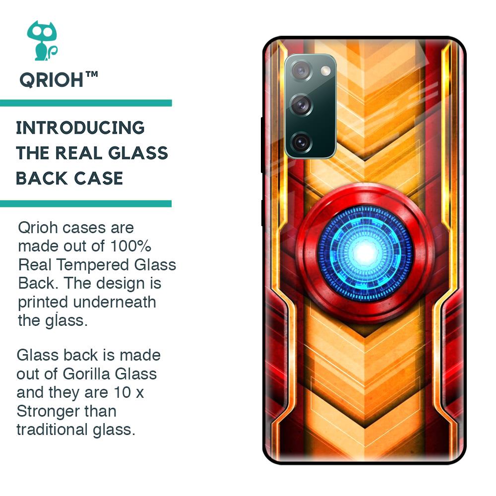 Arc Reactor Glass Case for Samsung Galaxy S20 FE