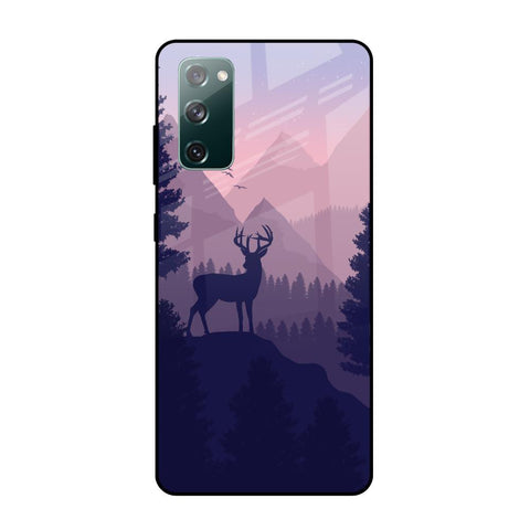 Deer In Night Samsung Galaxy S20 FE Glass Cases & Covers Online