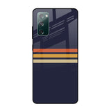 Tricolor Stripes Samsung Galaxy S20 FE Glass Cases & Covers Online