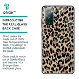 Leopard Seamless Glass Case For Samsung Galaxy S20 FE