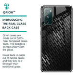 Dark Abstract Pattern Glass Case For Samsung Galaxy S20 FE