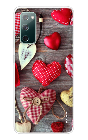 Valentine Hearts Samsung Galaxy S20 FE Back Cover