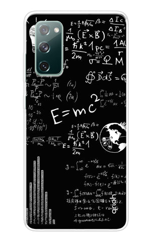 Equation Doodle Samsung Galaxy S20 FE Back Cover