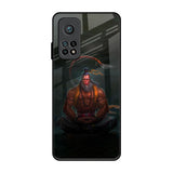 Lord Hanuman Animated Xiaomi Mi 10T Pro Glass Back Cover Online