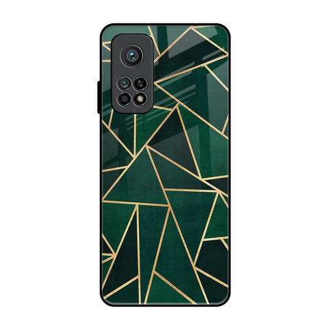 Abstract Green Xiaomi Mi 10T Pro Glass Back Cover Online