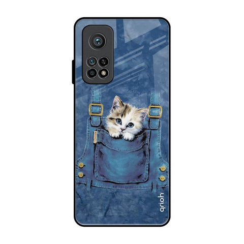 Kitty In Pocket Xiaomi Mi 10T Pro Glass Back Cover Online