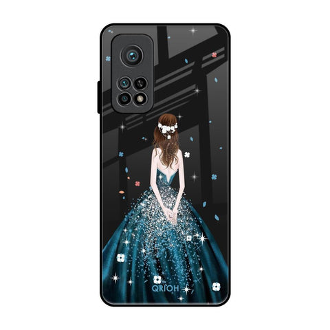 Queen Of Fashion Xiaomi Mi 10T Pro Glass Back Cover Online