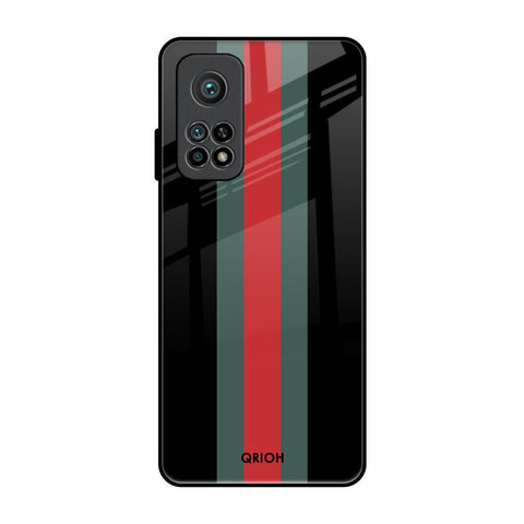 Vertical Stripes Xiaomi Mi 10T Pro Glass Back Cover Online