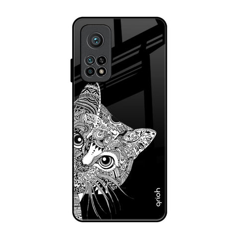 Kitten Mandala Xiaomi Mi 10T Pro Glass Back Cover Online
