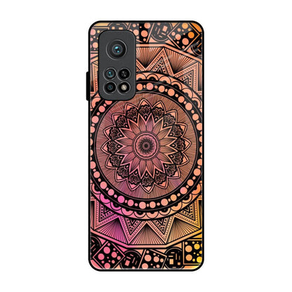 Floral Mandala Xiaomi Mi 10T Pro Glass Back Cover Online
