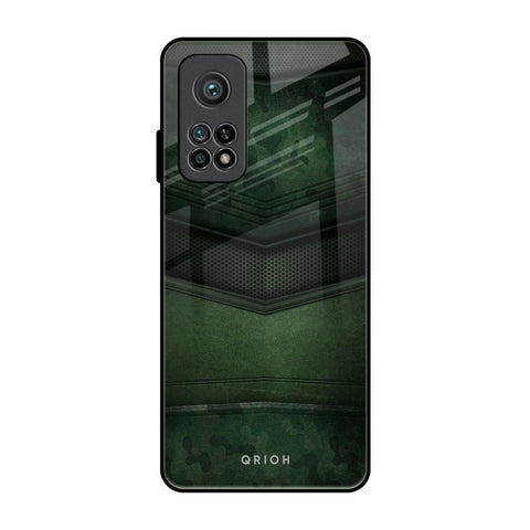 Green Leather Xiaomi Mi 10T Pro Glass Back Cover Online