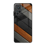 Tri Color Wood Xiaomi Mi 10T Pro Glass Back Cover Online