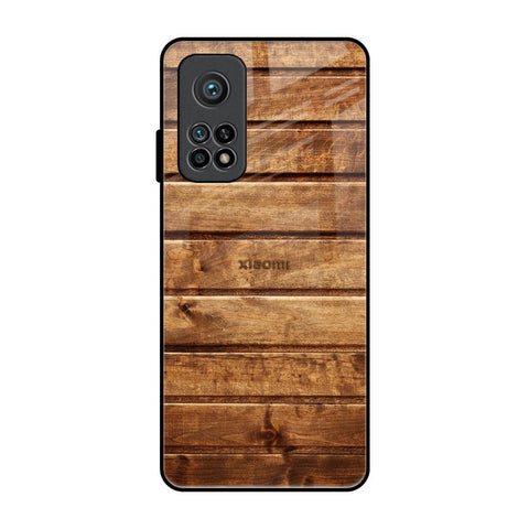 Wooden Planks Xiaomi Mi 10T Pro Glass Back Cover Online