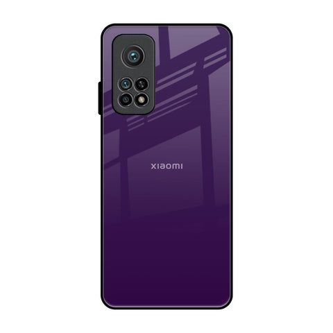 Dark Purple Xiaomi Mi 10T Pro Glass Back Cover Online