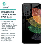 Colorful Leaves Glass Case for Xiaomi Mi 10T Pro