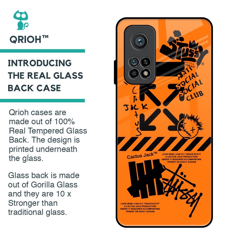 Anti Social Club Glass Case for Xiaomi Mi 10T Pro