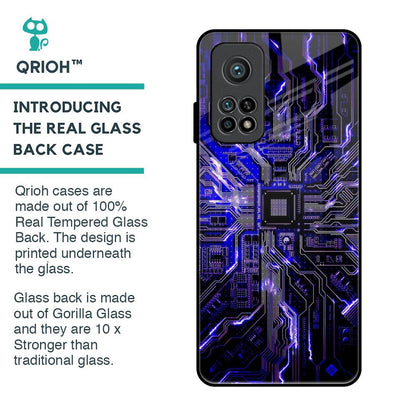 Techno Color Pattern Glass Case For Xiaomi Mi 10T Pro