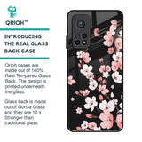Black Cherry Blossom Glass Case for Xiaomi Mi 10T Pro