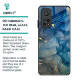 Blue Cool Marble Glass Case for Xiaomi Mi 10T Pro