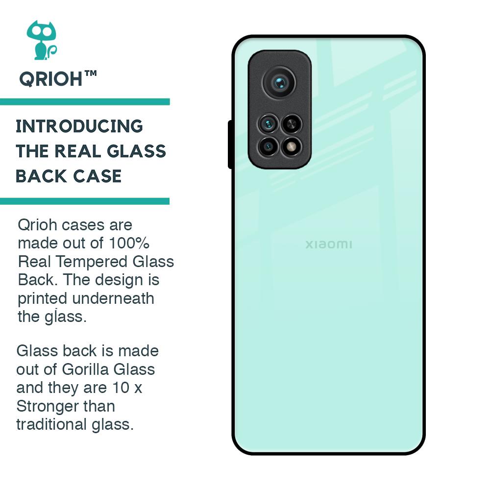 Teal Glass Case for Xiaomi Mi 10T Pro