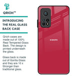 Solo Maroon Glass case for Xiaomi Mi 10T Pro