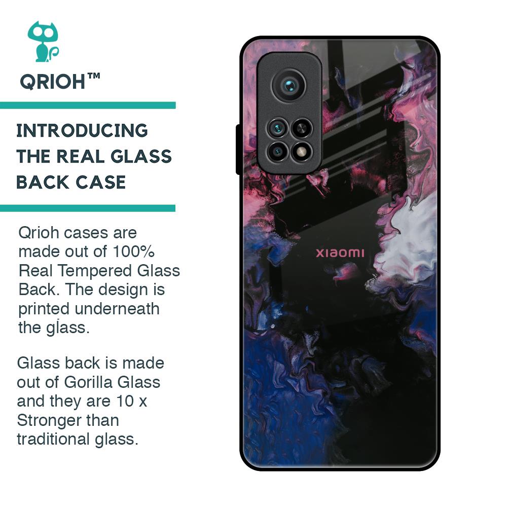 Smudge Brush Glass case for Xiaomi Mi 10T Pro