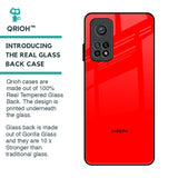 Blood Red Glass Case for Xiaomi Mi 10T Pro