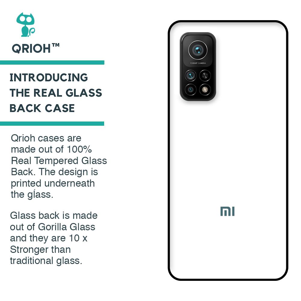 Arctic White Glass Case for Xiaomi Mi 10T Pro