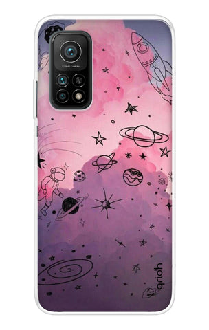 Space Doodles Art Xiaomi Mi 10T Pro Back Cover
