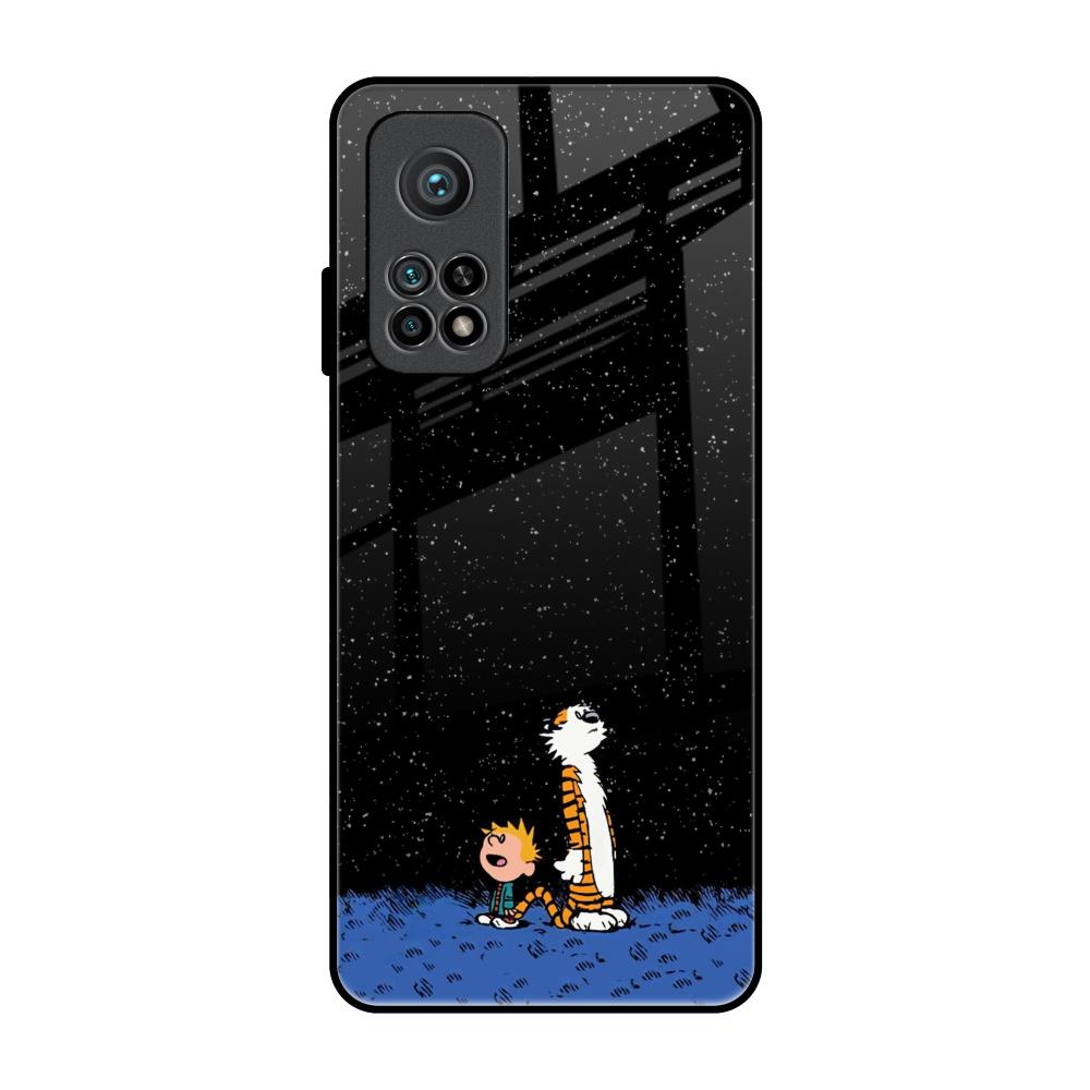 Night Sky Star Xiaomi Mi 10T Glass Back Cover Online