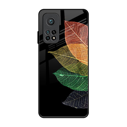 Colorful Leaves Xiaomi Mi 10T Glass Back Cover Online