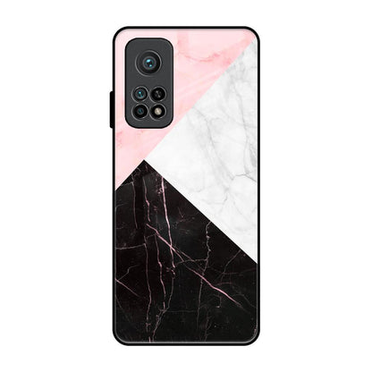 Marble Collage Art Xiaomi Mi 10T Glass Back Cover Online