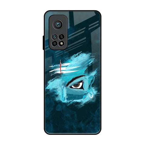 Power Of Trinetra Xiaomi Mi 10T Glass Back Cover Online