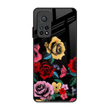 Floral Decorative Xiaomi Mi 10T Glass Back Cover Online