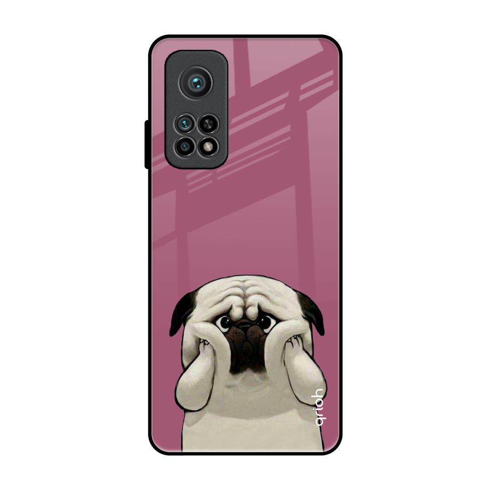 Funny Pug Face Xiaomi Mi 10T Glass Back Cover Online