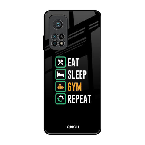 Daily Routine Xiaomi Mi 10T Glass Back Cover Online