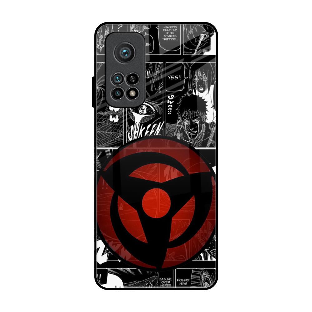 Sharingan Xiaomi Mi 10T Glass Back Cover Online