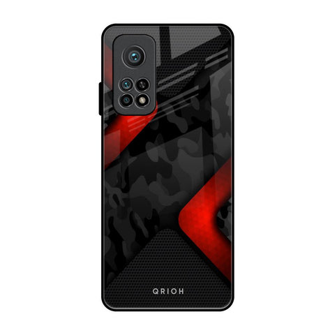 Modern Camo Abstract Xiaomi Mi 10T Glass Back Cover Online
