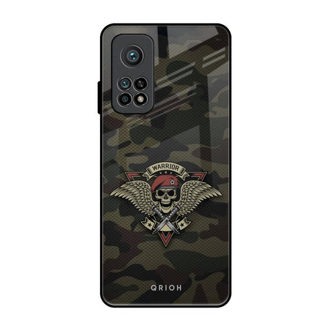 Army Warrior Xiaomi Mi 10T Glass Back Cover Online