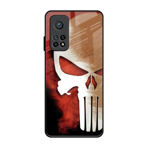 Red Skull Xiaomi Mi 10T Glass Back Cover Online