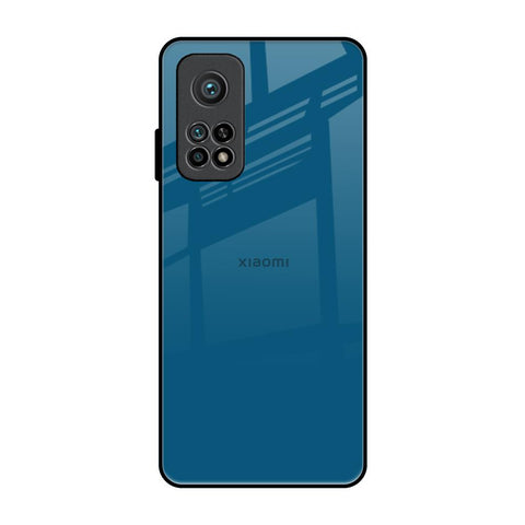 Cobalt Blue Xiaomi Mi 10T Glass Back Cover Online