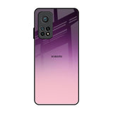 Purple Gradient Xiaomi Mi 10T Glass Back Cover Online