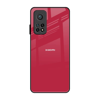 Solo Maroon Xiaomi Mi 10T Glass Back Cover Online
