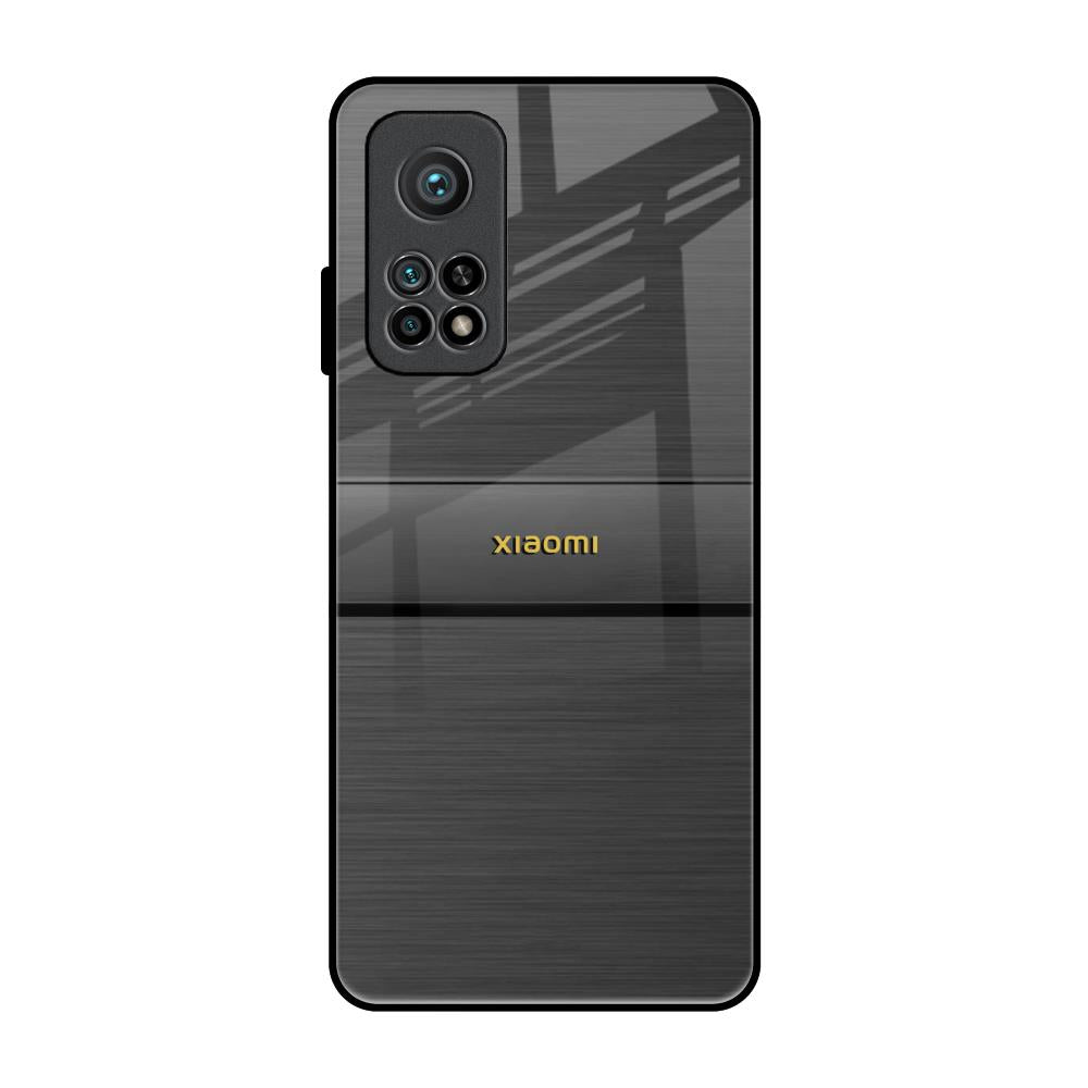 Grey Metallic Glass Xiaomi Mi 10T Glass Back Cover Online