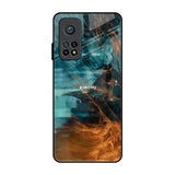 Golden Splash Xiaomi Mi 10T Glass Back Cover Online