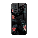 Tropical Art Flower Xiaomi Mi 10T Glass Back Cover Online
