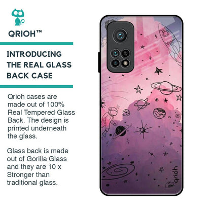 Space Doodles Glass Case for Xiaomi Mi 10T