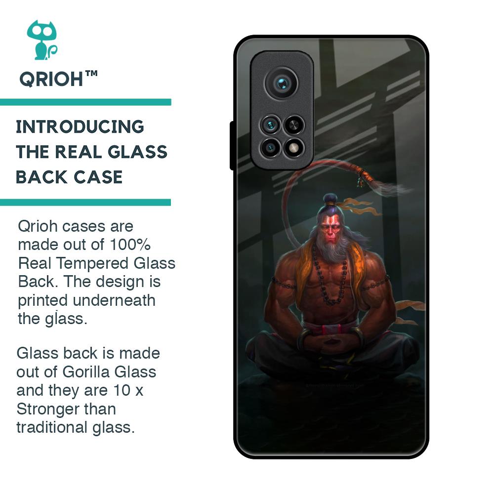Lord Hanuman Animated Glass Case for Xiaomi Mi 10T